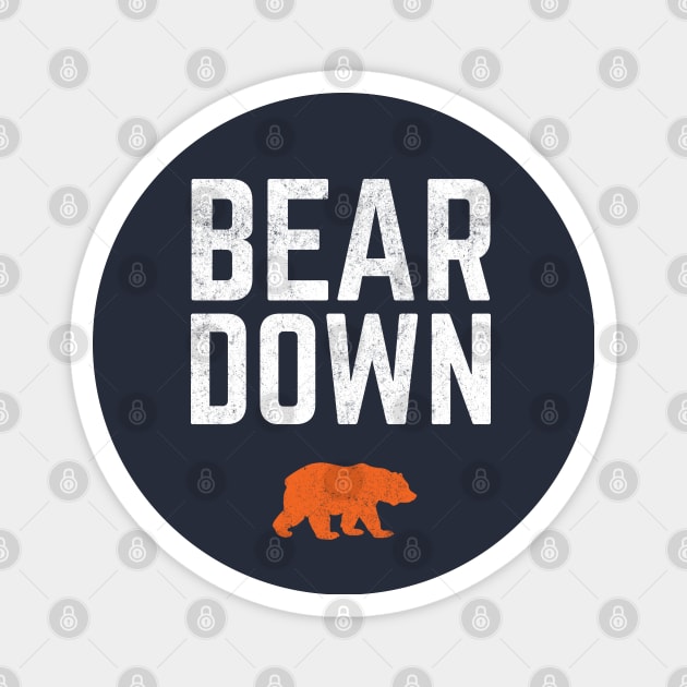 Bear Down Chicago Bears Magnet by BodinStreet